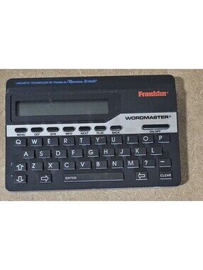 Franklin Wordmaster Deluxe WM-1055A Pocket Spell Checker Thesaurus Games, Tested